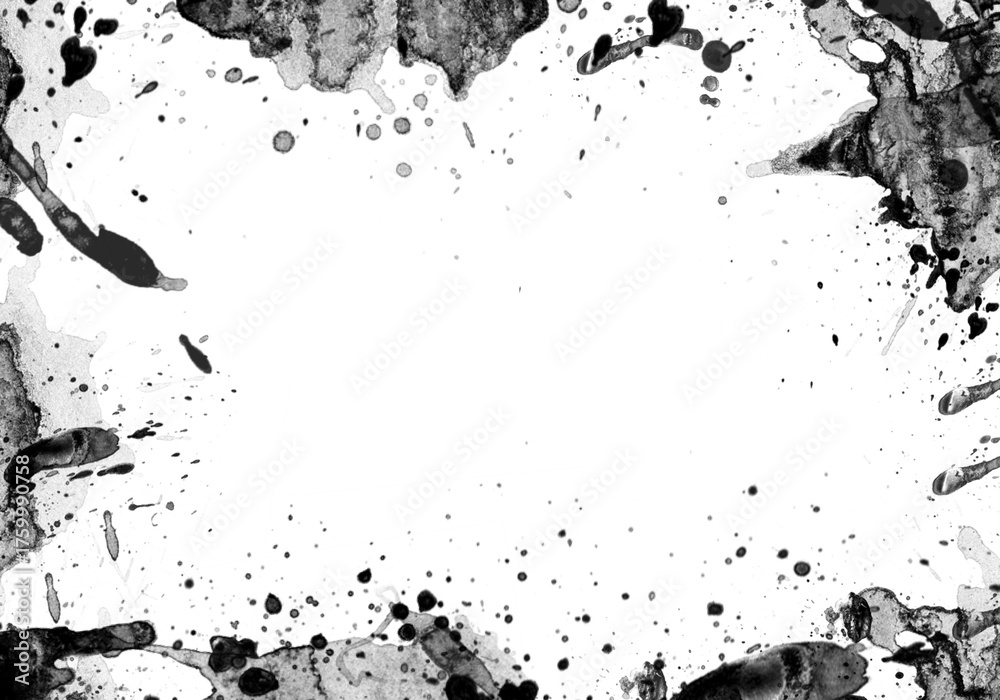 Naklejka premium grunge ink splat background