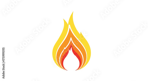 Fiery Emblem Illuminated Against a Dramatic Black Canvas Evokes Energy and Passion