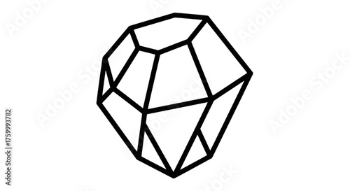 Geometric Architectural Structure Displayed Utilizing Straight Lines and Defined Angles