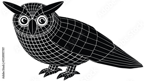 Cute funny cartoon bird and squirrel animal characters vector illustration art