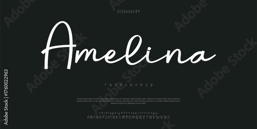 Nature Journey logo signature Font. Calligraphy Logotype Script Brush Font Type Font lettering handwritten. vector illustration