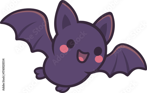 Cute Cartoon Bat Clipart