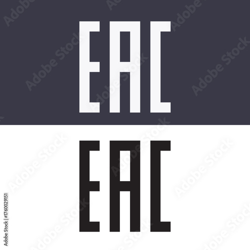  EAC vector sign icon