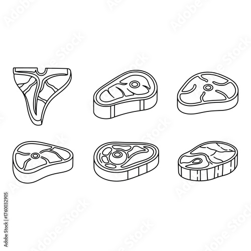 Various cuts of meat