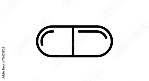 Minimalist Tablet Symbol Illustrates Medicine, Technology, and Digital Healthcare Concepts