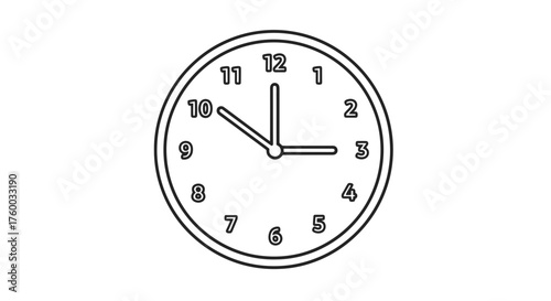 Minimalist Timepiece: A Silhouette of a Classic Clock Against a Dark Backdrop