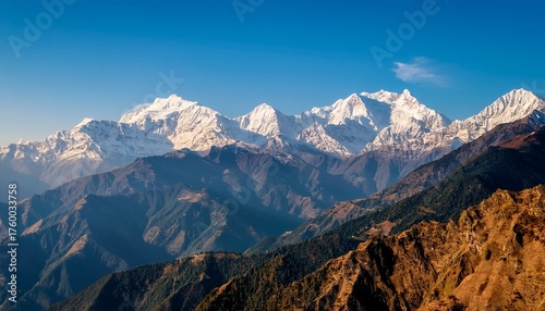 Beautiful Majestic Dhauladhar Range Of Himalayas Captured In Dharamshala With Telephoto Lens
