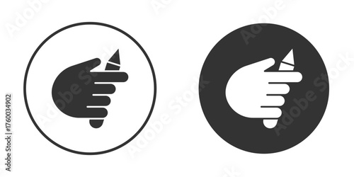 Self expression icon. filled flat sign for mobile concept. Vector graphics