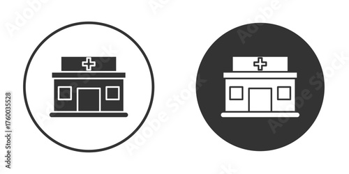 Pharmacy icon. filled flat sign for mobile concept. Vector graphics