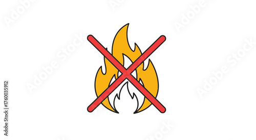 No Burning Sign: Preventative Flame Safety Against Hazards And Dangerous Situations