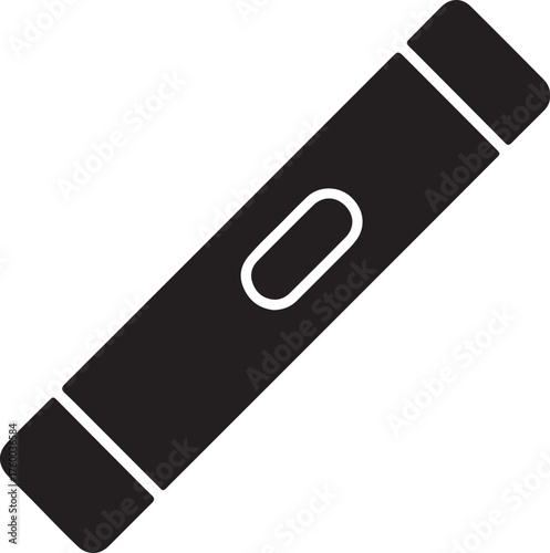 Silhouette of glow stick icon
