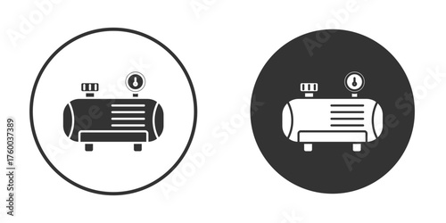 Compressor icon. filled flat sign for mobile concept. Vector graphics