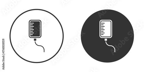 Blood transfusion icon. filled flat sign for mobile concept. Vector graphics