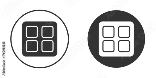 Apps icon. filled flat sign for mobile concept. Vector graphics