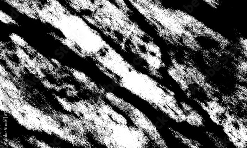 Grunge Background Black and white abstract textured diagonal stripes with rough grainy effect isolated on a transparent background