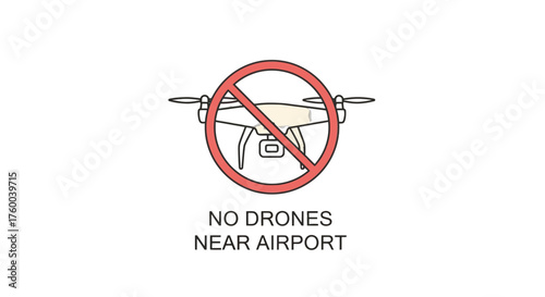 Prohibited Drone Flight Zone At The Airport: Safety Notice and Aviation Regulations