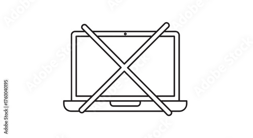 Prohibition of Digital Devices: A Visual Representation of Technological Limitation Concept