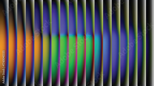 Vector art of abstract colorful stripes on a illustration