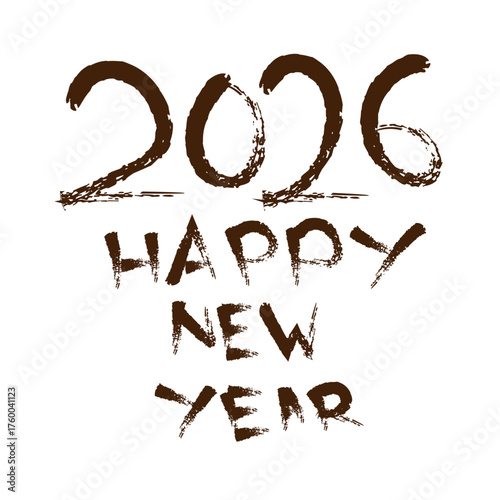 chocolate alphabet letters happy new year 2026