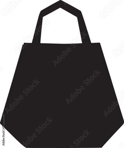Trick-or-treat bag silhouette