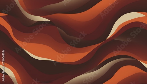 Dynamic Flowing Curves Abstract Wallpaper
