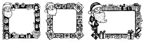 Christmas Gift Border Frames Collection