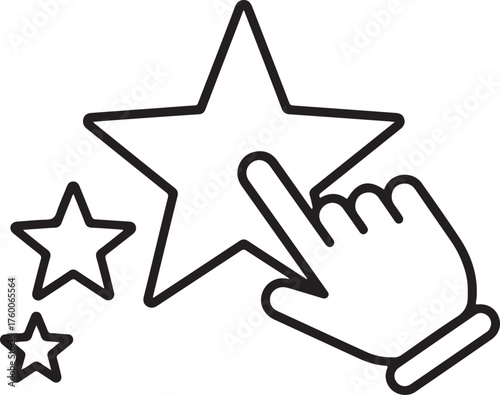 Wall Mural Satisfaction icon set