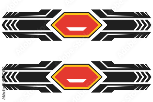 Racing Stripes Vector Collection – Car Stickers, Vehicle Decals, Auto Wrap Templates for Custom Tuning Graphics