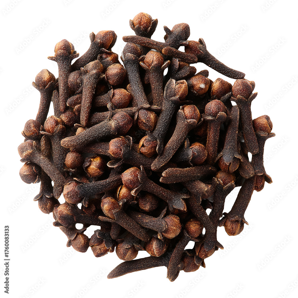 Obraz premium Aromatic cloves spice heap