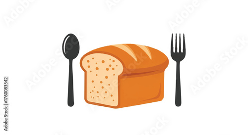 set of bunny chow outline icons vector full color
