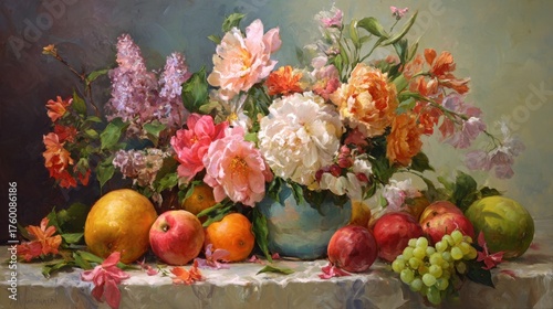 This charming armchair features rich deep red leather and plush tufted upholstery inviting comfort.