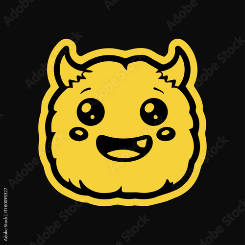 Monster Sushi Logo – Funny Cartoon Japanese Food Mascot Vector Design