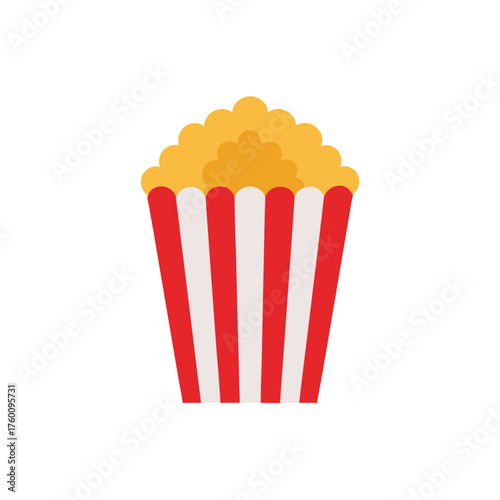 popcorn box icon clipart vector on transparent background