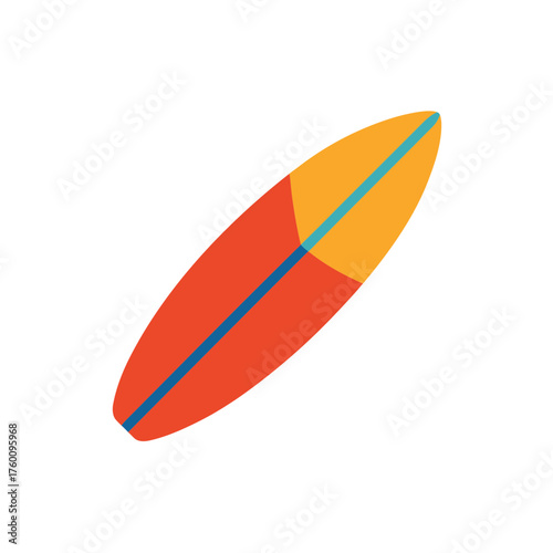 surfboard icon clipart vector on transparent background