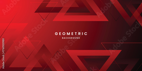 Abstract background with red squares