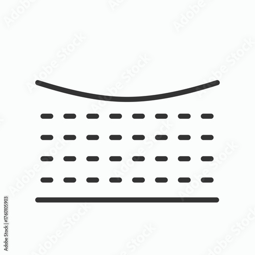 Flexible mattress layer
