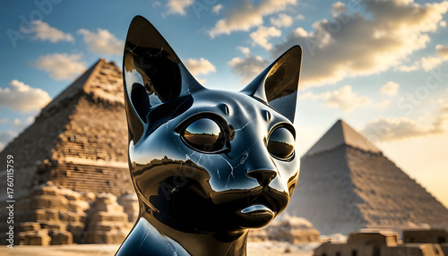 Cat statue in Ancient Egypt, ancient mythology