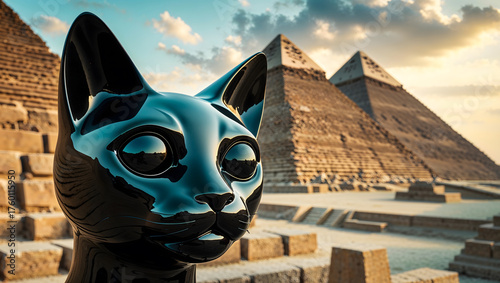 Cat statue in Ancient Egypt, ancient mythology