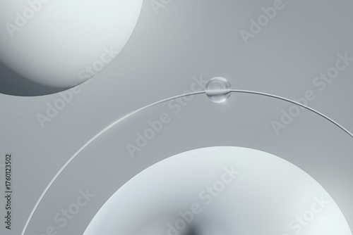 glass chandelier in a room