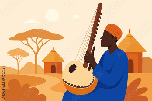 African Kora Performance