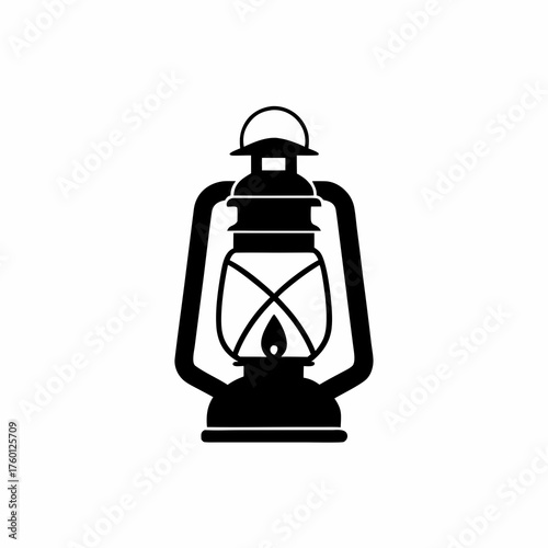 Vintage kerosene lamp, an antique lighting device