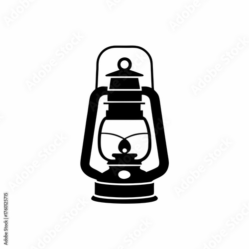 Classic kerosene lamp, a vintage source of light