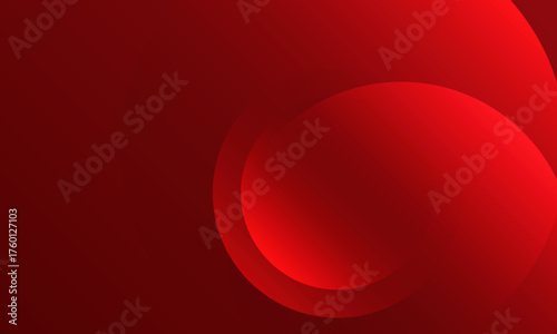 Red abstract background. Dynamic shapes composition. vector illustration