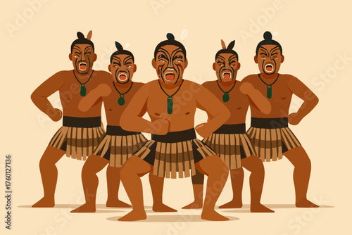 Maori Haka Dance