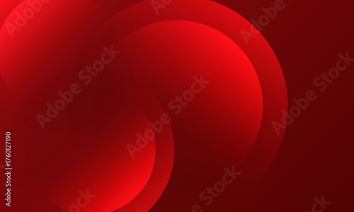 Red abstract background. Dynamic shapes composition. Modern design