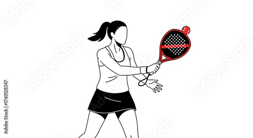 Tennis player in action hitting a ball with a racquet, a dynamic illustration of a sporting activity and focus