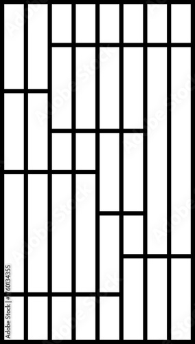 Wallpaper Mural A thick and vertical grid layout with eight columns and rows of irregular heights for Instagram stories. Torontodigital.ca