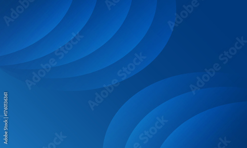 Abstract blue color background. Dynamic shapes composition. Vector