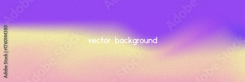 Noise Gradient Background. Abstract Grainy Bg In Pink, Purple And Blue Colors. Iridescent Hologram. Pearlescent Holographic Texture With Rainbow Foil. Fluorescent Light On Soft Paper Blend