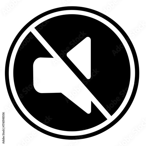 no audio sign icon